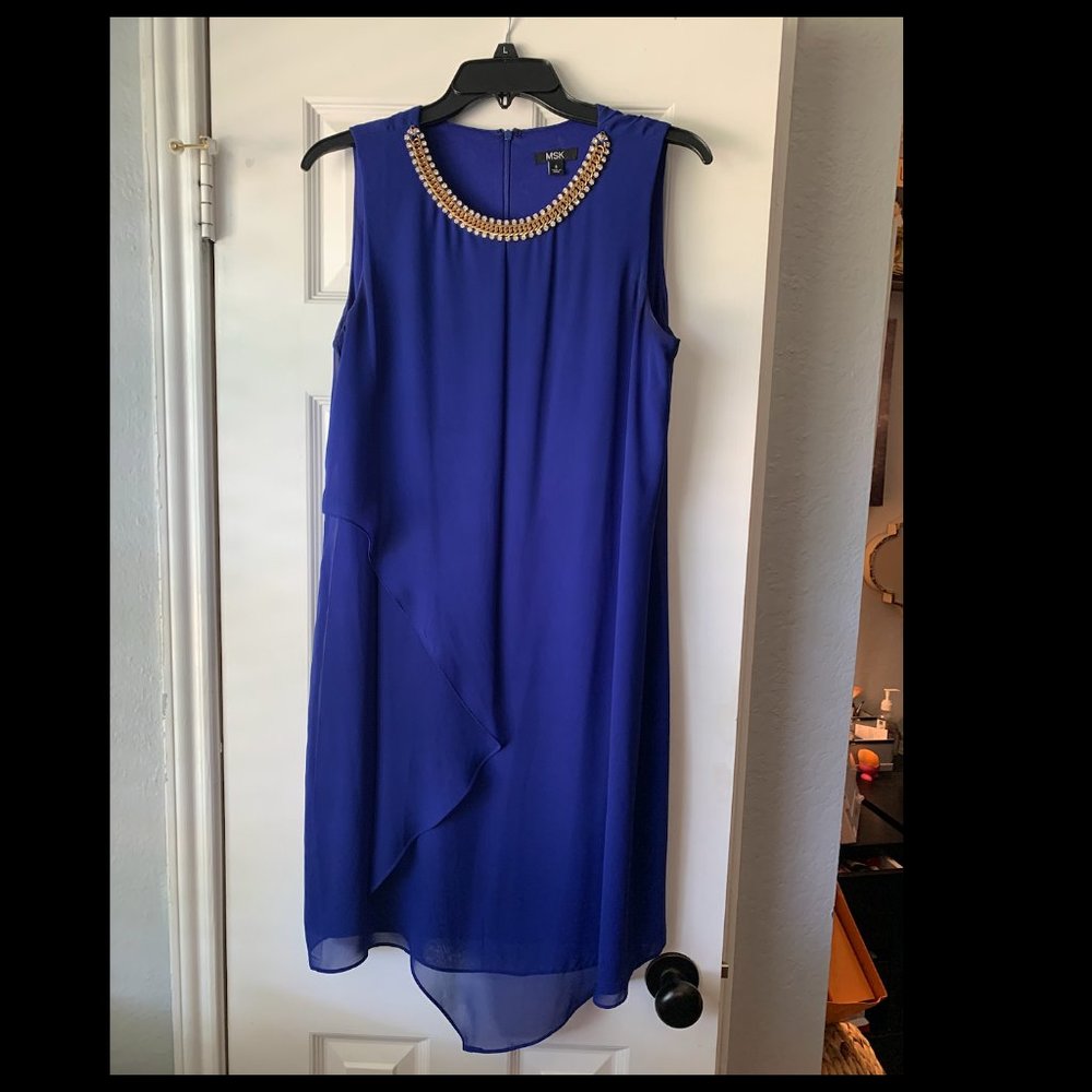 Blue MSK size 8 dress